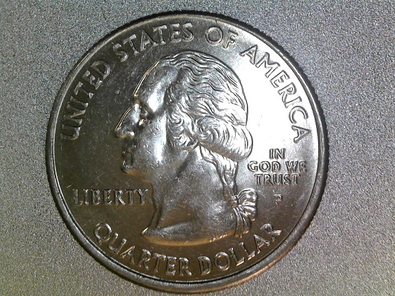 Pocket-Change-Find-2007-Washington-State-Quarter--Operculum-Die-Chip.